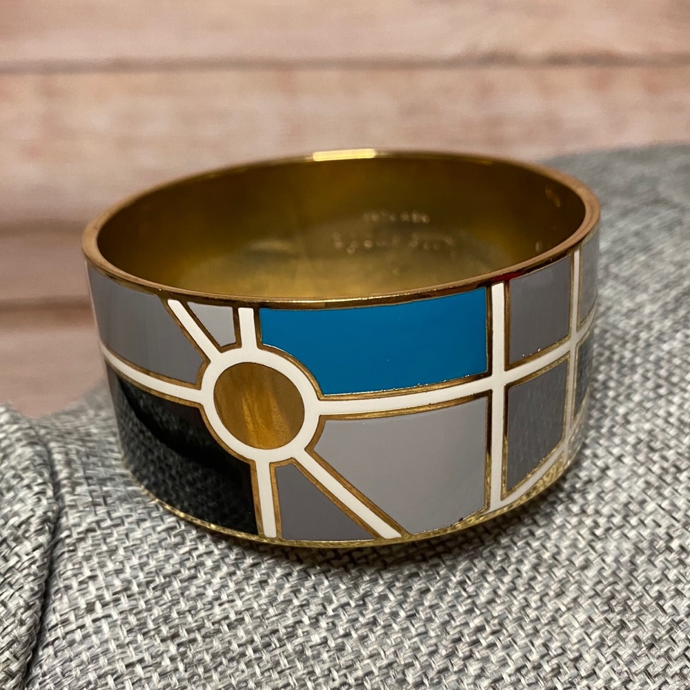Kate Spade “About Town” Classy Colorblock Bangle - Picture 2 of 8